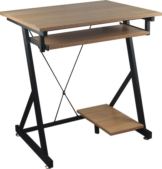 Computer Desk Unit 70x55x75cm Black / Sonoma