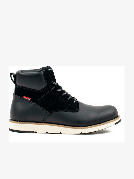 Levi's Jax Plus Piele Negru Bocanci Anatomic