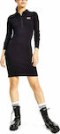 Tommy Hilfiger Mini All Day Φόρεμα Βαμβακερό Μαύρο
