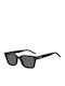 Boss Men's Sunglasses with Black Plastic Frame and Black Lens HG 1157/S 807/IR