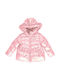 New College Kids Quilted Jacket short Hooded Pink