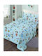Kids Duvet Single Pirates Light Blue 160x240cm