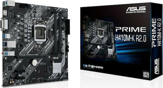 Asus Prime H410M-K Motherboard Micro ATX with Intel 1200