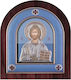 Slevori Εικόνα Jesus Christus Silber 8.8x10cm