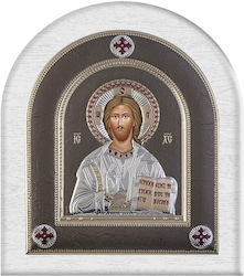 Slevori Εικόνα Исус Христос Silver 8.8x10см.