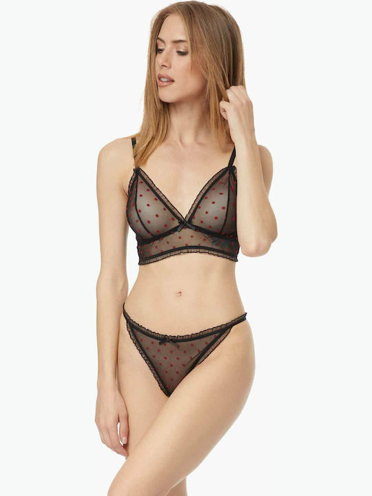 Minerva Negru Bralette pentru femei