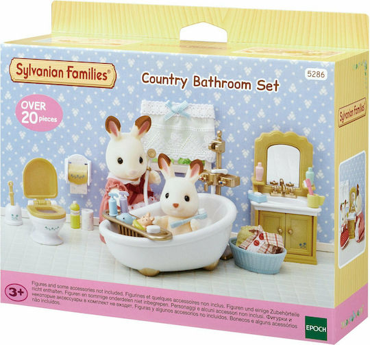 Epoch Toys Country Bathroom Set Sylvanian Families για 3+ Ετών