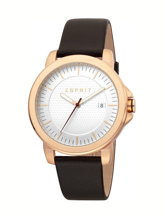 Esprit Uhr Batterie mit Lederarmband