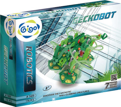 Gigo Joc de construcție din plastic Wall-Climbing Geckobot pentru copii de 8++ ani