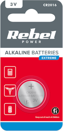 Vipow Extreme Batterie Lithium für Uhren CR2016 3V 1Stück