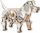 Eco Wood Art Joc de construcție din lemn Mechanical Model Puppy