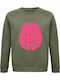 Sweatshirt Unisex, Bio "Mind Body Connection", Khaki