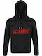 Hoodie Unisex, Organic "Let's ROCK", Black