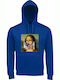 Hoodie Unisex "Monalisa Lollipop", Royal blue