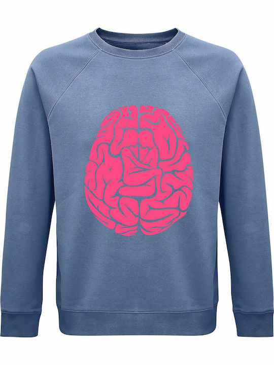 Sweatshirt Unisex, Organic "Mind Body Connection", Blue