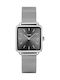 Cluse La Tetragone Women's Watch with Gray Metal Bracelet