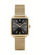 Cluse La Tetragone Women's Watch with Gold Metal Bracelet