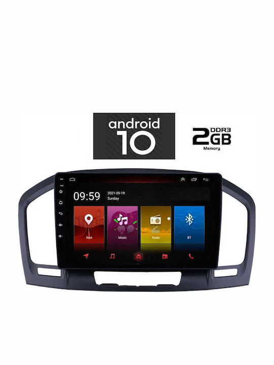 Lenovo Car-Audiosystem für Opel Abzeichen Audi A7 2008-2013 (Bluetooth/USB/AUX/WiFi/GPS) mit Touchscreen 9" IQ-AN X4874_GPS