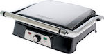 Beper Tabletop 2000W Electric Grill with Lid and Adjustable Thermostat 24cmx30cmcm