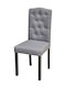 Dining Room Fabric Chair Light grey 42x51.5x95cm 6pcs