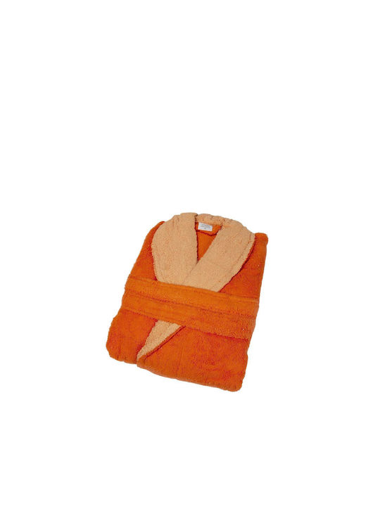 Dimcol Bademantel Zweifarbig 02 Orange 450gr/m²