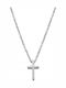 SOFI Damen Kreuz aus Stahl mit Kette 01352