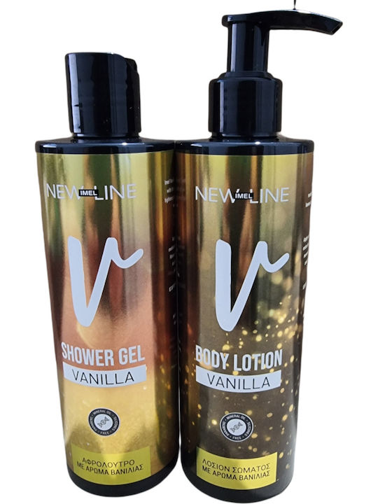 Imel New Line Vanilla Комплект за грижа за кожата за Хидратация & Почистване на тялото