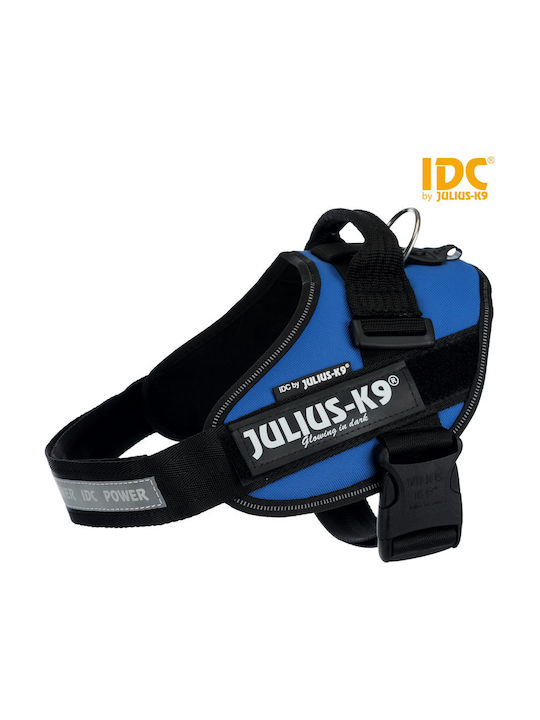 Trixie Σαμαράκι Σκύλου Γιλέκο Julius K9 Idc Powerharness Μπλε Large / Medium 40mm x 58-76cm 16IDC-B-0