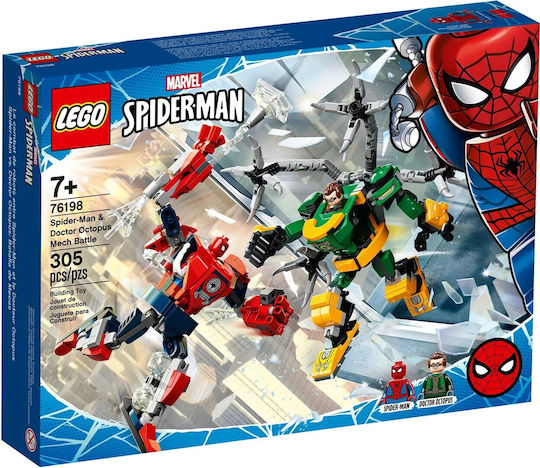 LEGO Spider-Man Spider-Man & Doctor Octopus Mech Kampf für 7+ Jahre
