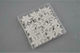 Atmosphera Christmas Wooden Figure Snowflake White 2.5x2.5cm 48 Pieces Snowflake