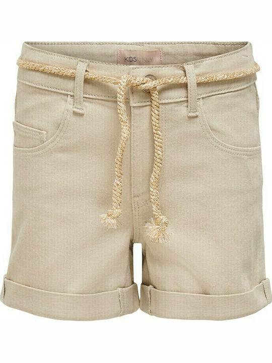 Kids' Shorts/Bermudas Fabric Beige