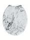 Wenko Onyx Καπάκι Λεκάνης Ξύλινο 37x42.5cm Λευκό