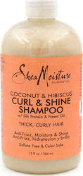 Shea Moisture Coconut & Hibiscus Shampoos Reconstruction/Nourishment for Curly Hair 1x0ml