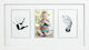Pearhead Baby Imprint Frame made of Wood for Girl