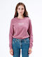 Women's Athletic Blouse Long Sleeve Dusty Rose