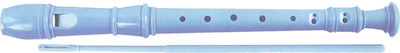 Next Soprano Παιδική Πλαστική Φλογέρα 10595 32.5cm Με Αυλό Καθαρισμού Γερμανική Μπλε