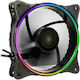 FX-908B Case Fan 120mm (1200rpm) με RGB Φωτισμό και Σύνδεση 3-Pin