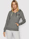 Pride In Craft Women's Sweatshirt Jacket Hooded Gray