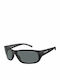 Arnette Uka-Uka Male Sunglasses with Black Horn-Rimmed Frame and Grey Lens AN4290 275881