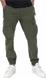 Alpha Industries Ανδρικό Παντελόνι Cargo Ελαστικό σε Slim Εφαρμογή Χακί