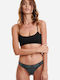 Bamboo Women's String 2Pack Green