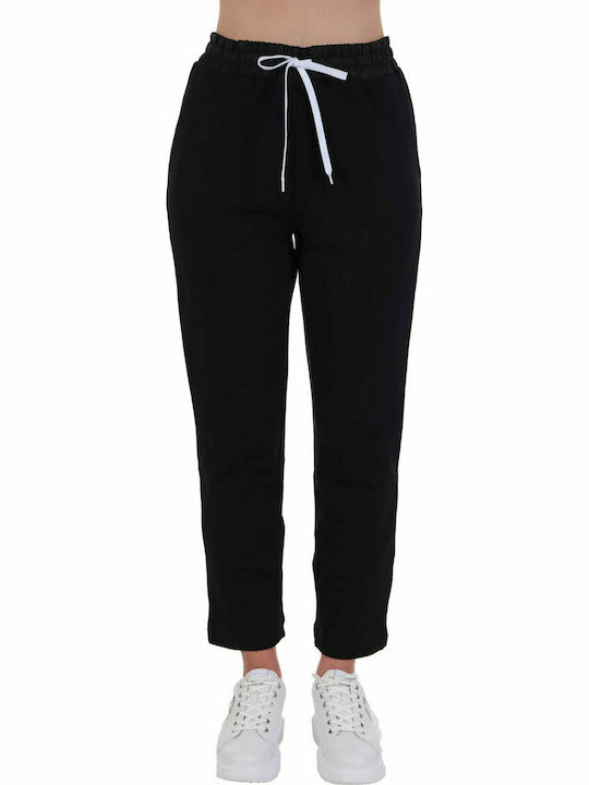 PANTALONI ICE PLAY PANTALONI CU FORME AJUSTABILE NEGRU