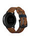 Curea Piele Albastră Cusături (Huawei Watch GT 2e)