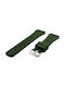 Twill Rubber Curea Silicon Verde armată (Galaxy Watch (46mm) / Gear S3 - Galaxy Watch (46mm) / Gear S3Huawei Watch 3 / Huawei Watch GT 2 Pro)
