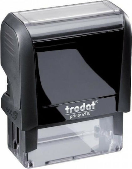 Trodat Printy 4910 Ștampilă Automată Rectangulară cu Text și Cerneală Albastră