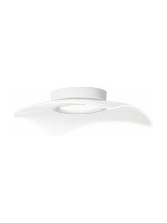 La Mia Luce Ibiza Ceiling Mount Light 50cm White with Integrated LED