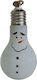 Atmosphera Illuminated Christmas Figure SNowman Height 18cm with Music