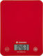 Zassenhaus Balance Ψηφιακή Ζυγαριά Κουζίνας 5kg Cool Red