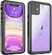 Redpepper Shockproof/Waterproof 360 Full Cover Plastic Waterproof Black (iPhone 11)
