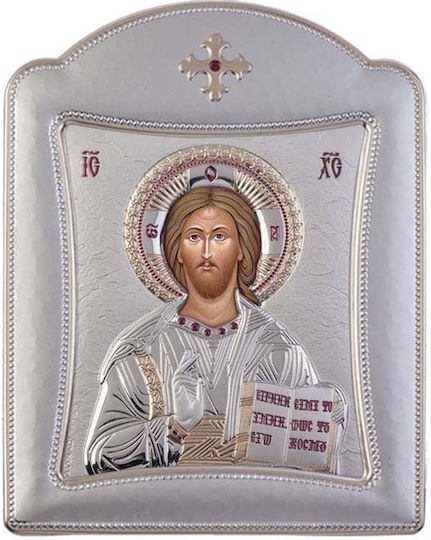 Slevori Εικόνα Jesus Christus Silber 8x8cm